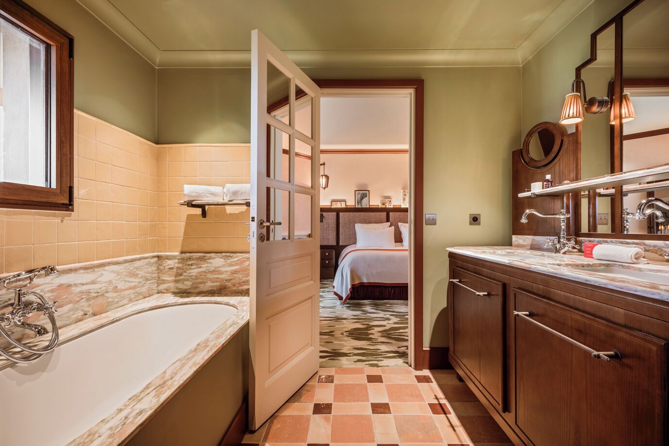 free toiletries, hair dryer, bathrobes, slippers