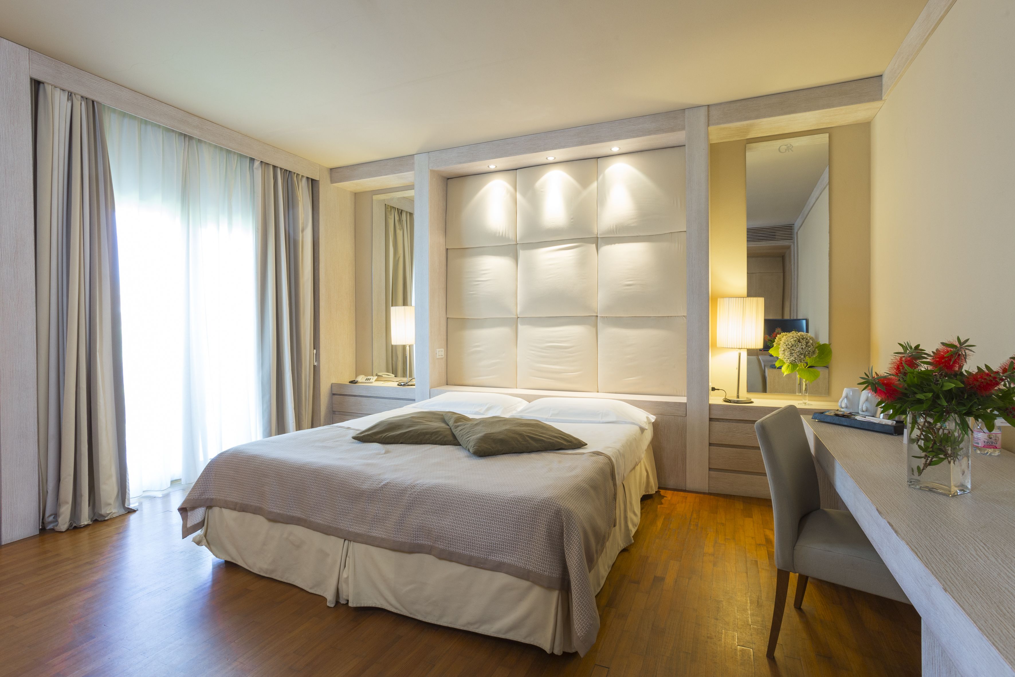 Minibar, in-room safe, desk, blackout curtains