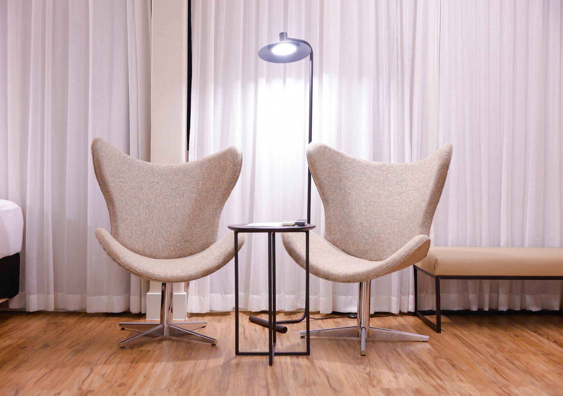 suite luxo twin | living area