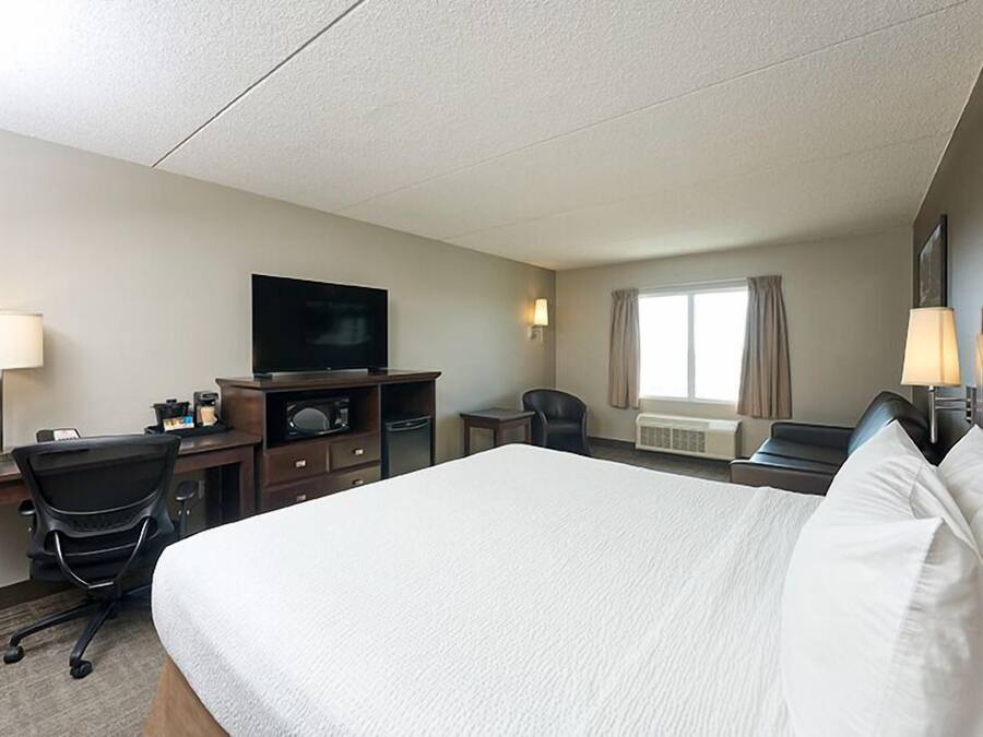 Deluxe kamer, 1 kingsize bed met slaapbank | Een bureau, een laptopwerkplek, verduisterende gordijnen