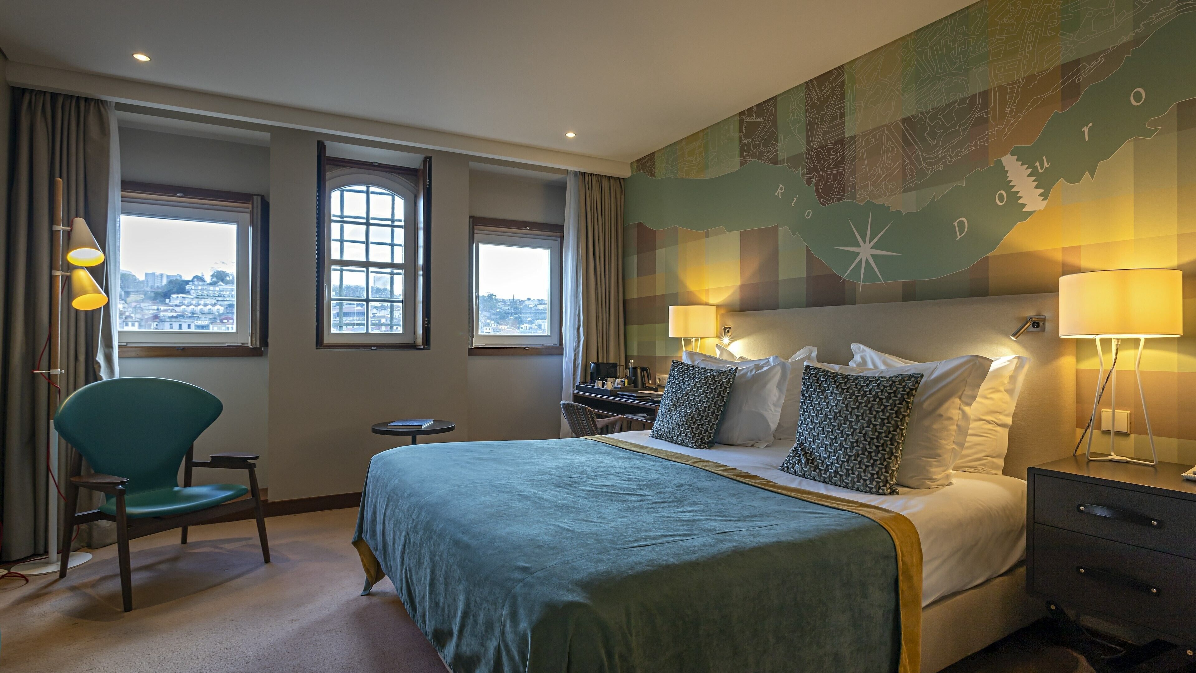 Double or Twin Room, Vintage Front View | Minibar, in-room safe, desk, blackout curtains