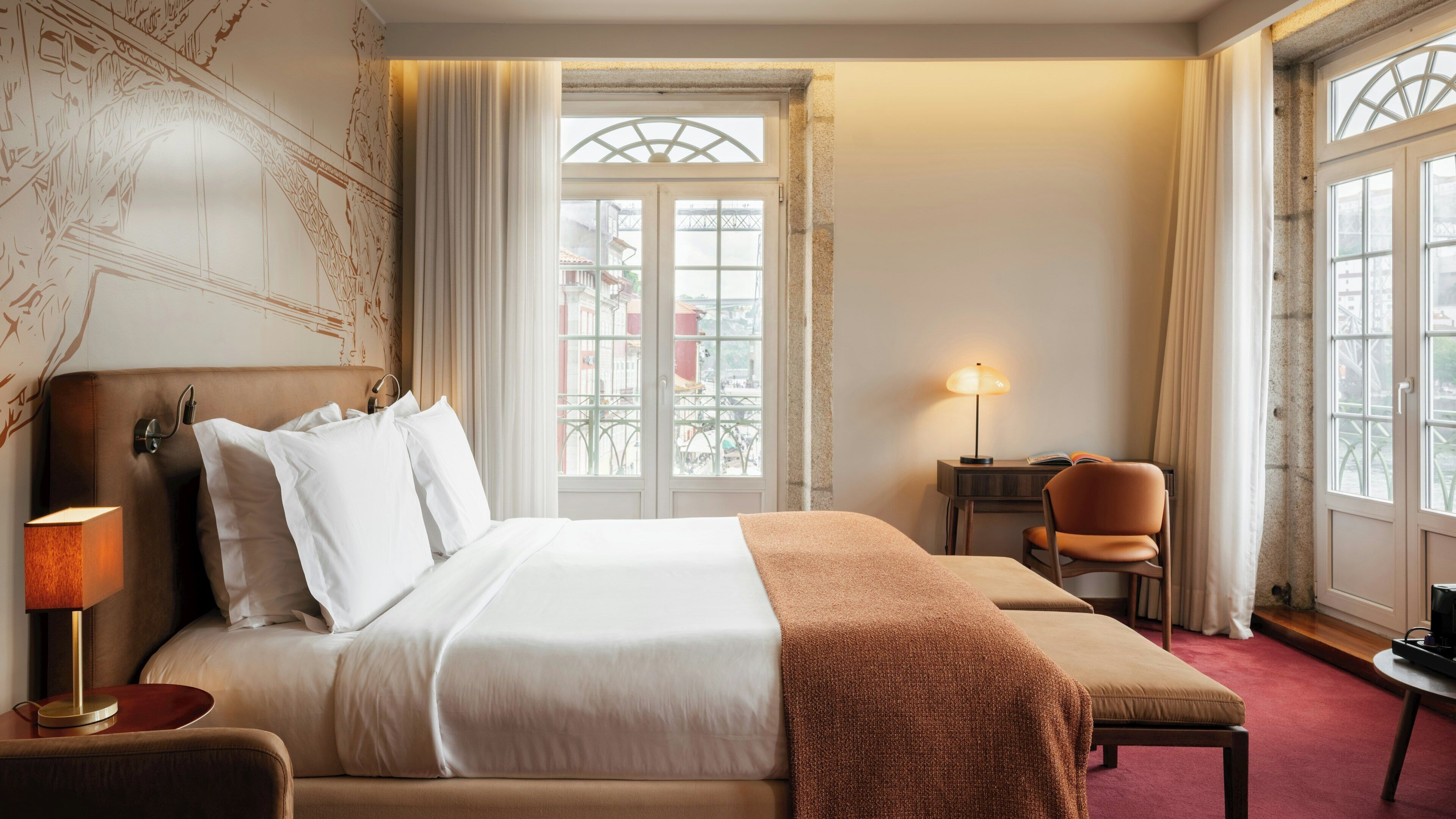 Double or Twin Room, Balcony, River View (Vintage Grand) | Minibar, in-room safe, desk, blackout curtains