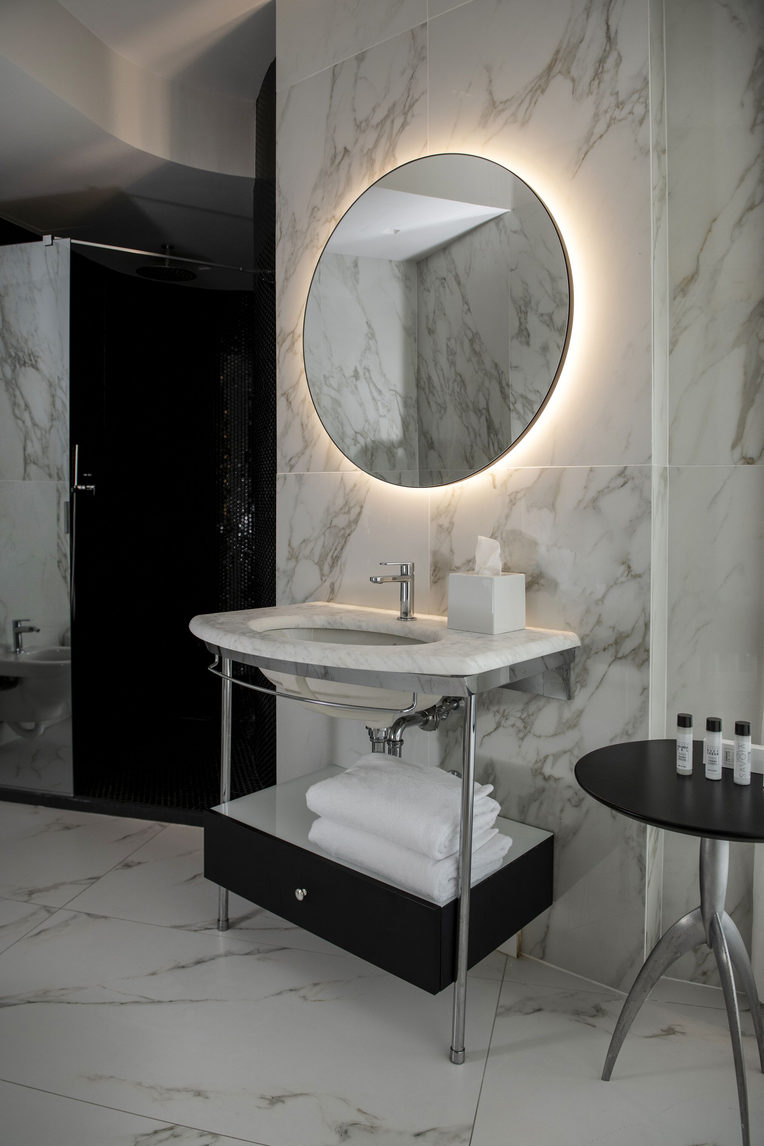 free toiletries, hair dryer, bathrobes, slippers