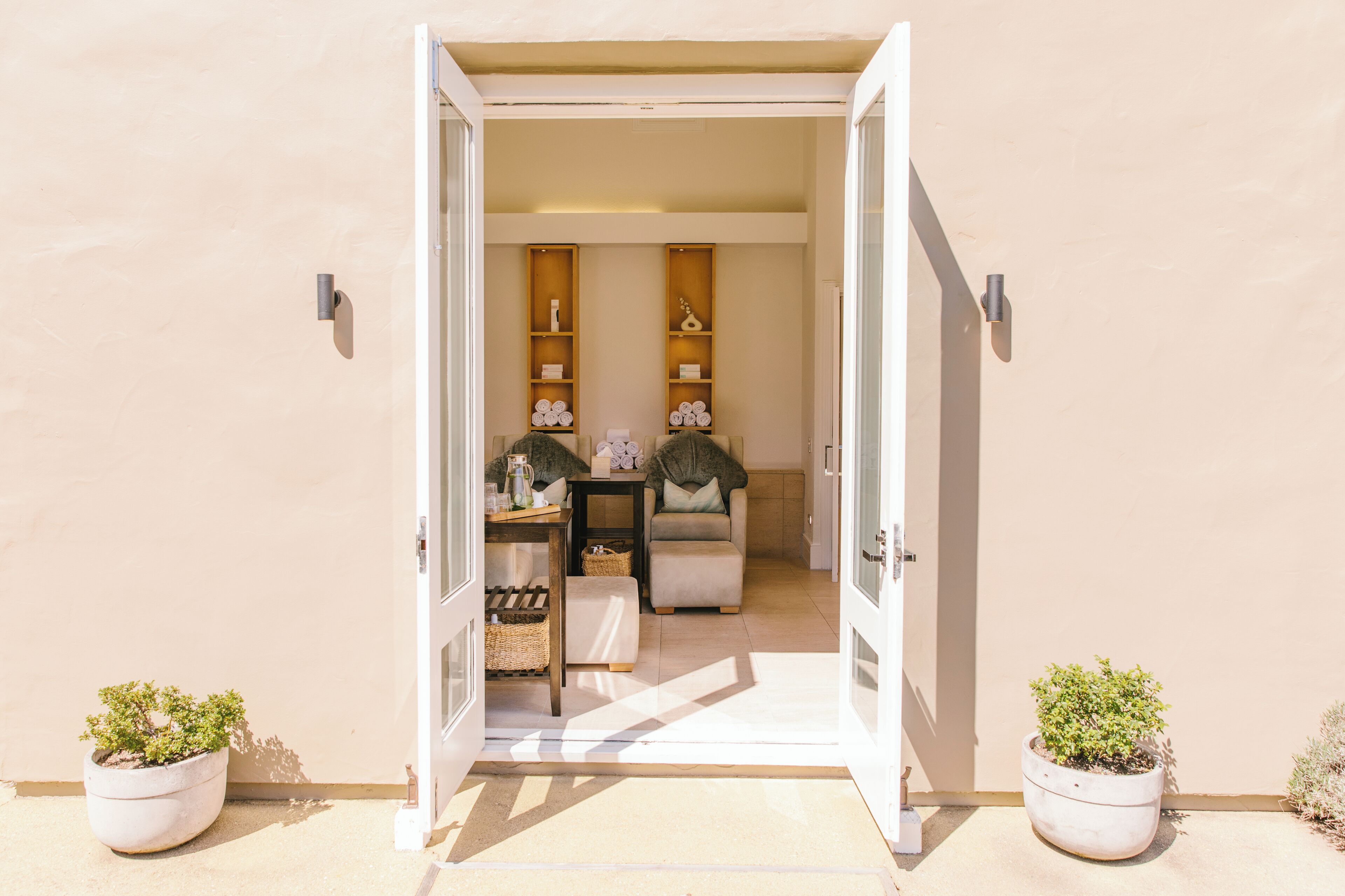 Salas para tratamentos a dois, tratamentos corporais, hidroterapia