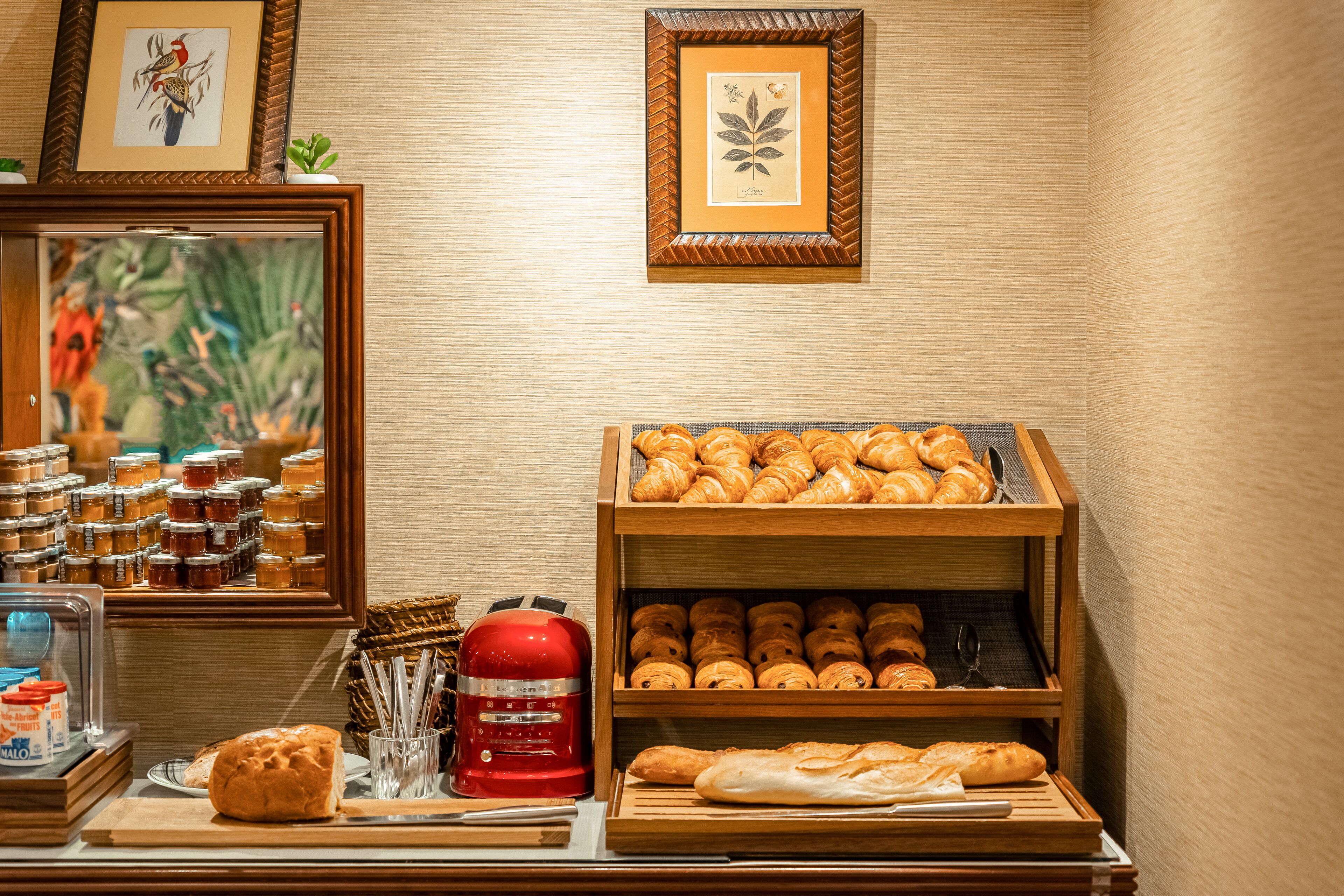 daily buffet breakfast (eur 20 per person)
