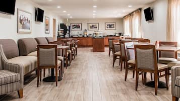 Free daily on-the-go breakfast