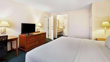 Suite, 1 dormitori, no fumadors | Roba de llit d'alta qualitat i escriptori