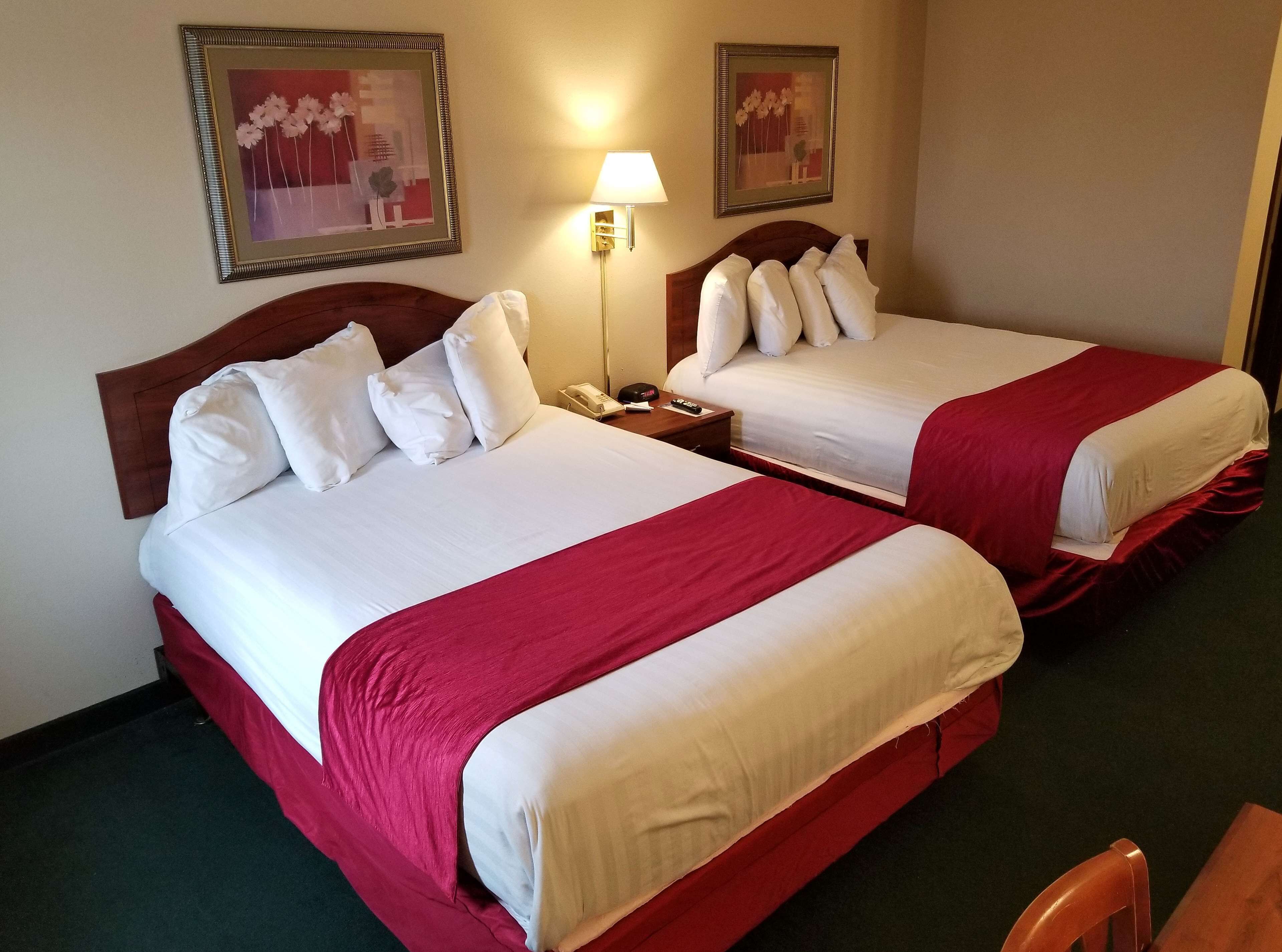 Room, 2 Queen Beds, Non Smoking | Desk, iron/ironing board, free cots/infant beds, rollaway beds