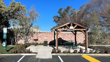 Outdoor wedding area