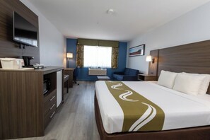 Standard Room, 1 King Bed with Sofa bed | Pillowtop beds, desk, blackout drapes, iron/ironing board