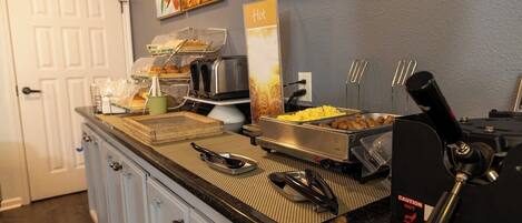 Gratis frukostbuffé