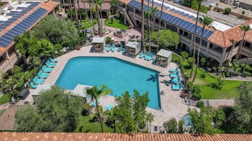 Outdoor pool, open 8:00 AM to 10:00 PM, free pool cabanas, pool loungers