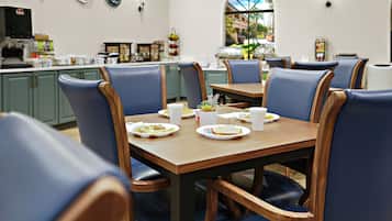 Free daily full breakfast