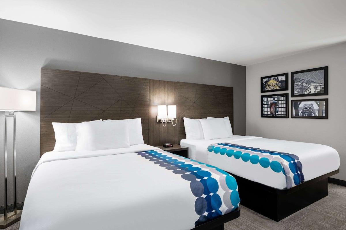 premium bedding, desk, iron/ironing board, free cots/infant beds