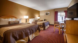 Standard Room, 2 Queen Beds, Non Smoking, Microwave | Premium bedding, Select Comfort beds, desk, blackout drapes - Best Western Martinsville Inn (Martinsville)