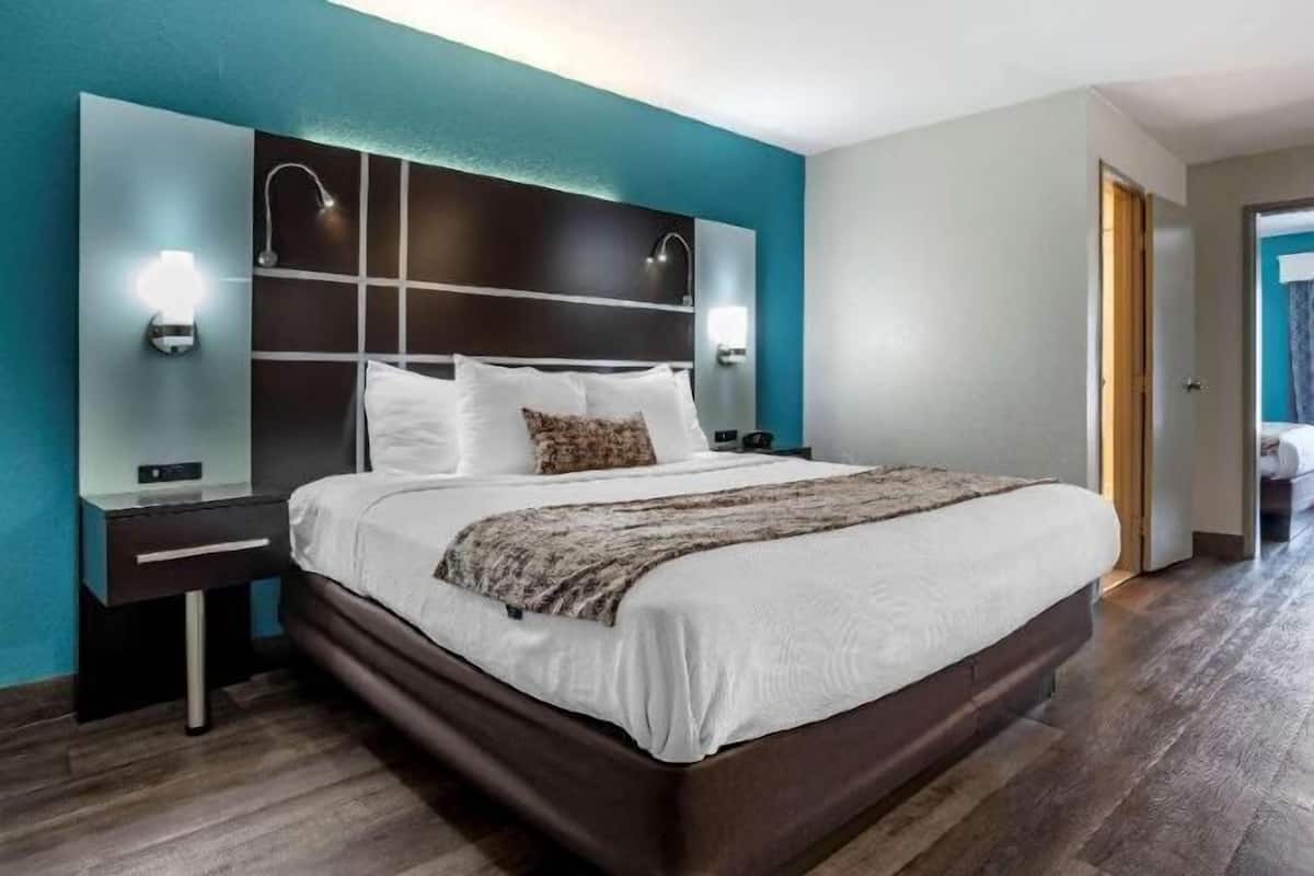Desk, iron/ironing board, free WiFi, alarm clocks