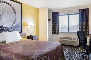 Room, 1 Queen Bed, Mobility Accessible, Non Smoking | Free cribs/infant beds, rollaway beds, free WiFi, bed sheets