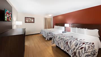 Chambre Deluxe, 2 grands lits, non-fumeurs | Rideaux occultants, fer et planche à repasser, lits bébé (gratuits)