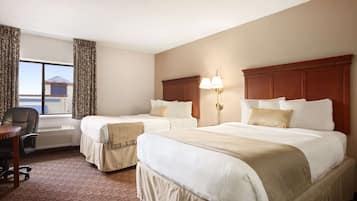 In-room safe, desk, blackout curtains, iron/ironing board