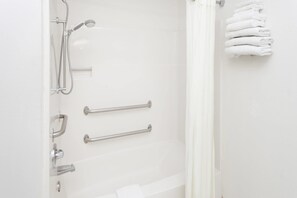 Accessible bathroom - Super 8 by Wyndham Washington/Peoria Area (Washington)