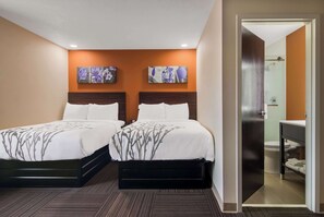 In-room safe, desk, iron/ironing board, free cribs/infant beds