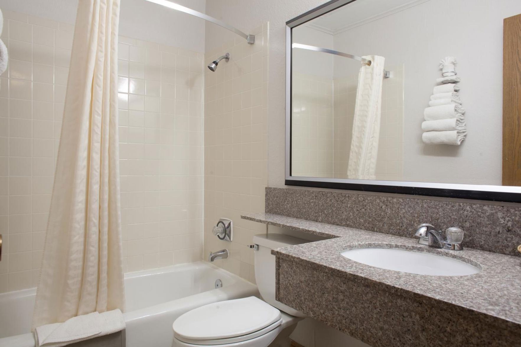 Bathroom | Hair dryer, towels