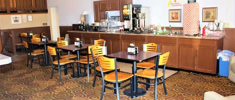 Free daily on-the-go breakfast