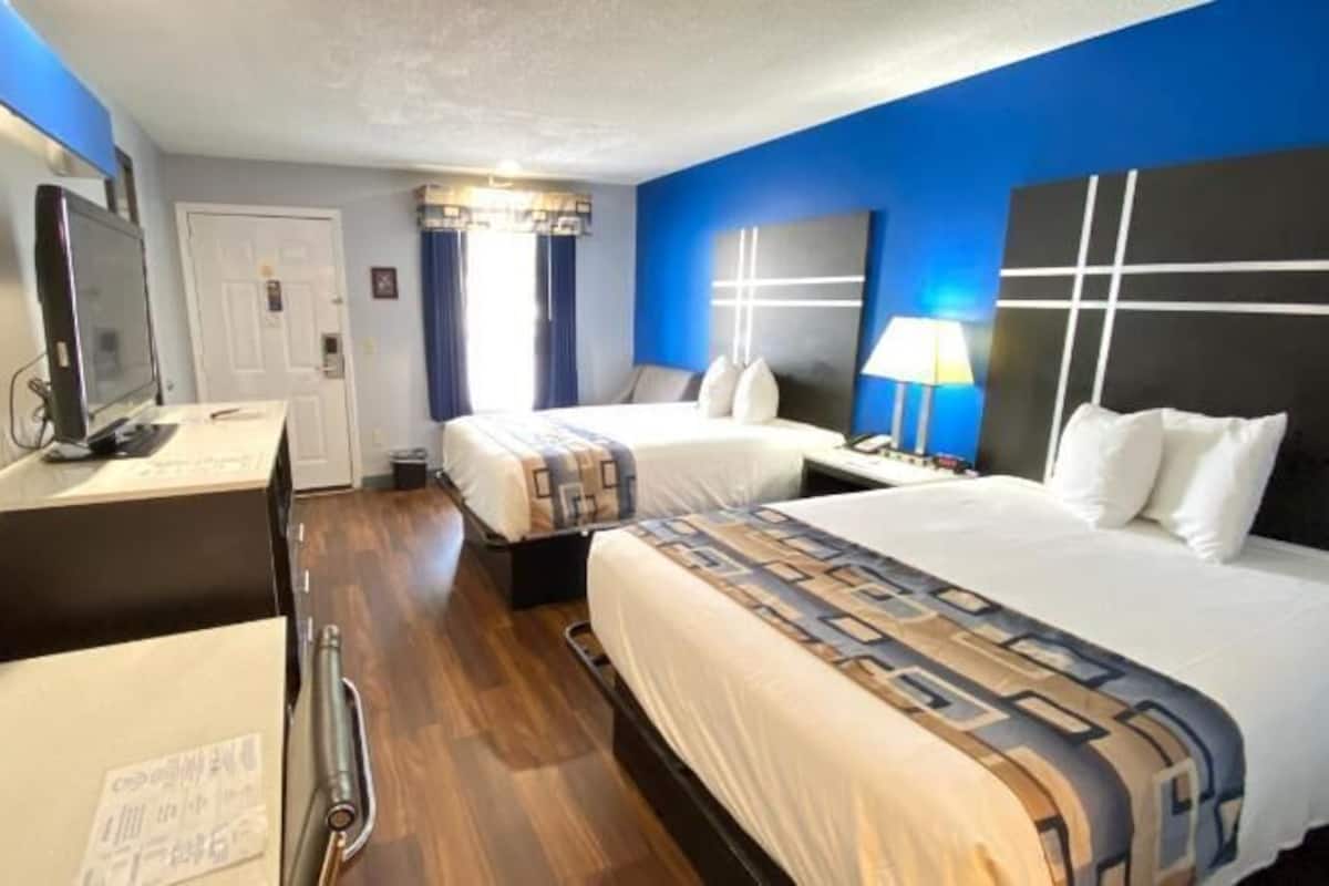 Desk, iron/ironing board, free WiFi, bed sheets