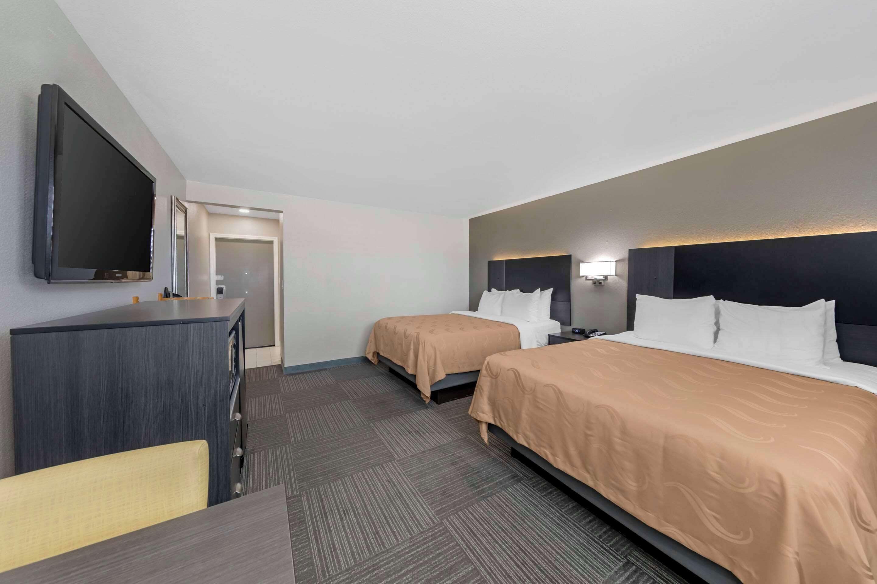 room, 2 queen beds, accessible, non smoking | premium bedding, desk, iron/ironing board, free wifi