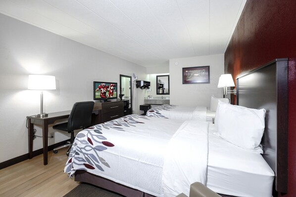 Blackout drapes, free cribs/infant beds, rollaway beds, free WiFi