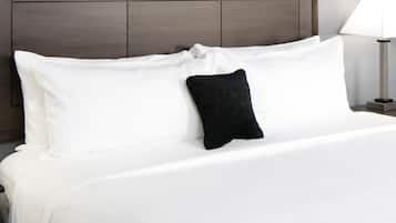 Room, 2 Double Beds | Desk, laptop workspace, blackout curtains, iron/ironing board