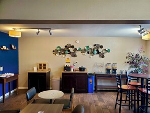 Kontinental frokost er inkludert hver dag