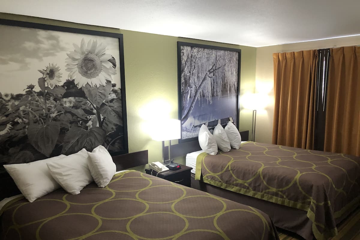 In-room safe, desk, laptop workspace, blackout drapes