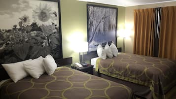In-room safe, desk, laptop workspace, blackout drapes