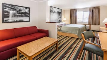 Studio Suite, 1 King Bed, Non Smoking | In-room safe, desk, iron/ironing board, free cribs/infant beds