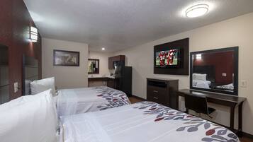 Deluxe Room, 2 Double Beds, Non Smoking, Kitchen | Premium bedding, down comforters, pillowtop beds, desk