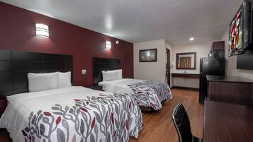 Premium bedding, down duvets, pillow-top beds, desk