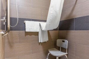 Free toiletries, hair dryer, towels, soap