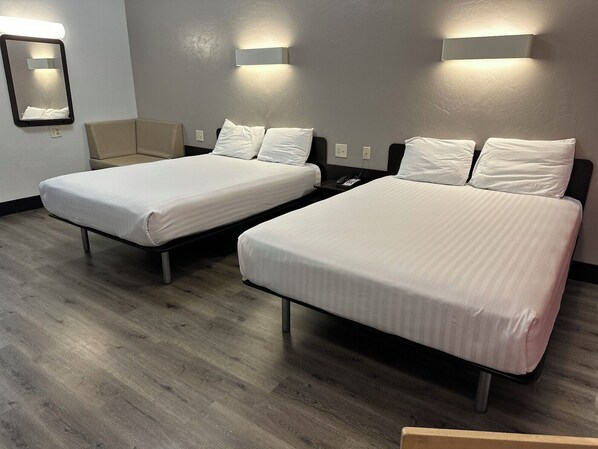 Free WiFi, bed sheets