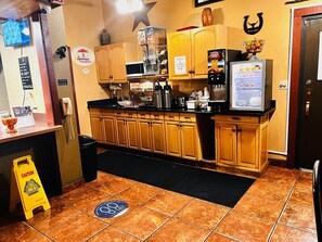 Free daily on-the-go breakfast