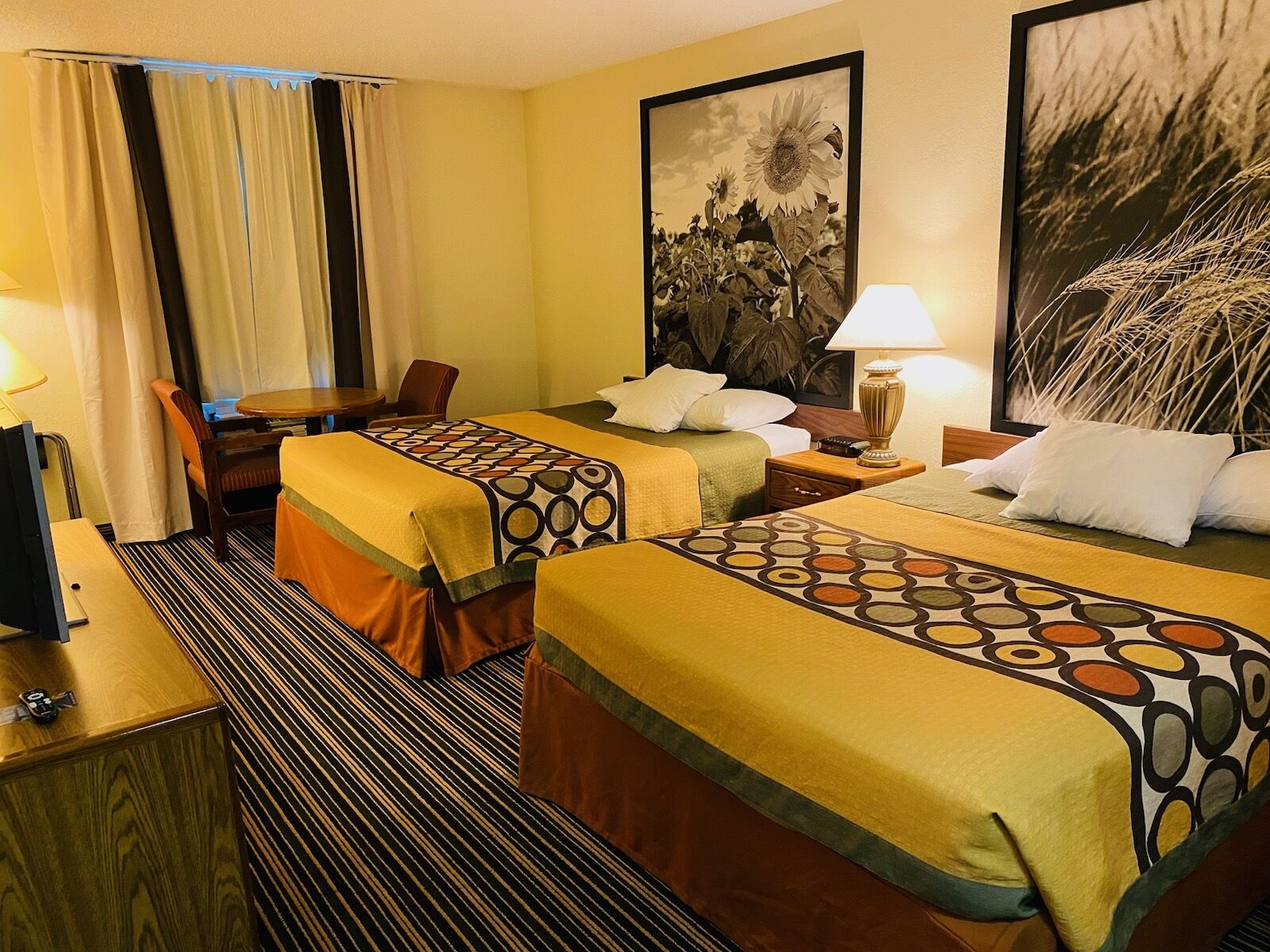 Standard Room, 2 Queen Beds | In-room safe, blackout drapes, iron/ironing board