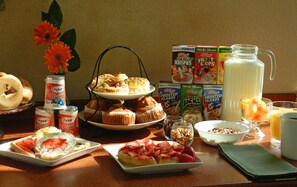 Petit-déjeuner continental compris tous les jours