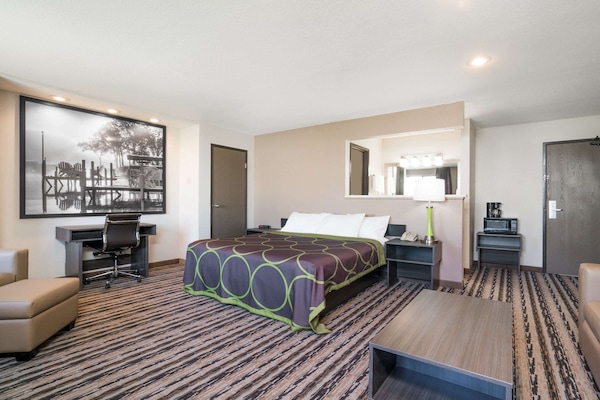 Suite, 1 King Bed with Sofa bed, Non Smoking, Refrigerator & Microwave