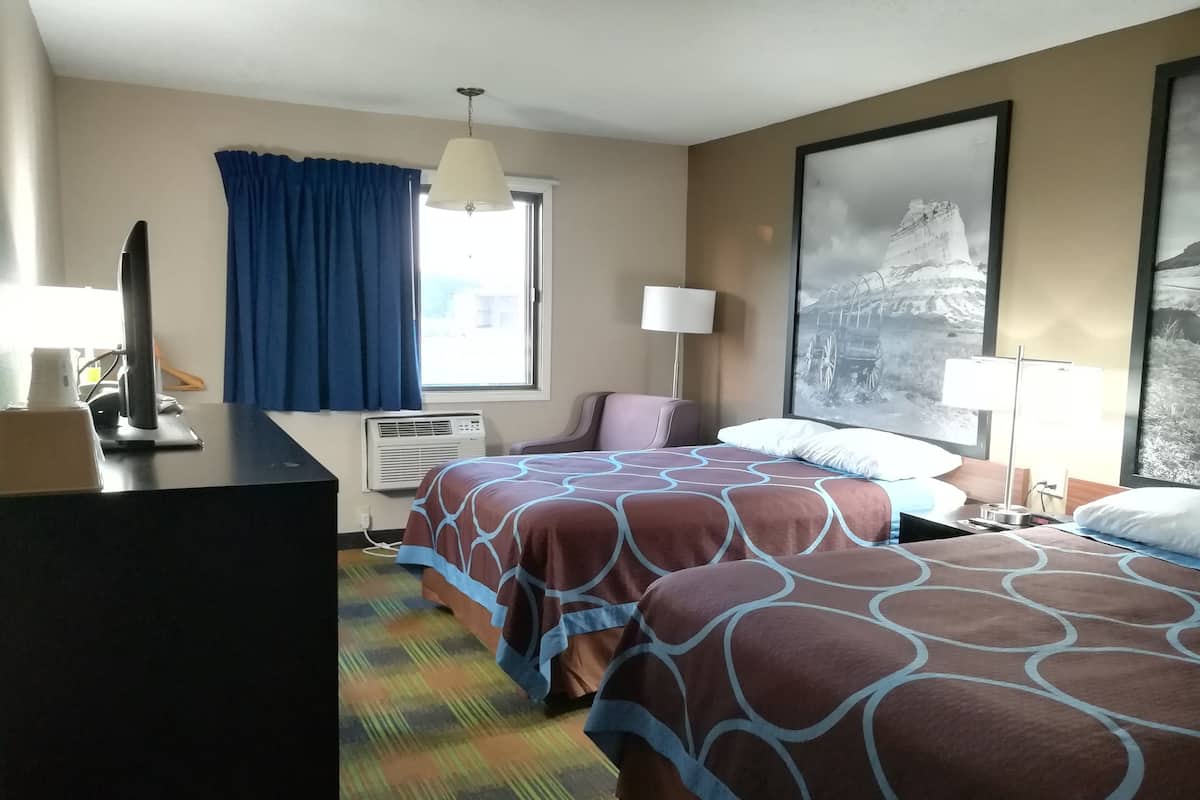 In-room safe, desk, blackout curtains, soundproofing