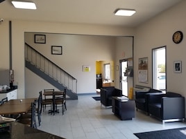 Lobby sitting area