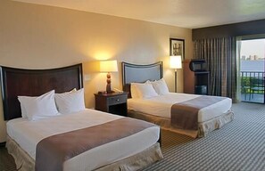 标准房, 2 张大床, 无障碍, 无烟房 (No View) | 办公桌、熨斗/熨衣板、免费 WiFi、床单