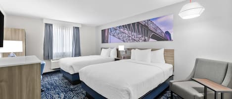 Escriptori, wifi gratuïta i roba de llit