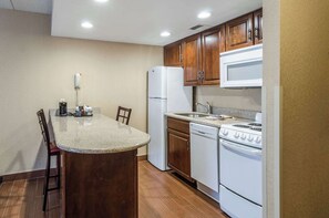 Pillow-top beds, blackout curtains, iron/ironing board, free WiFi