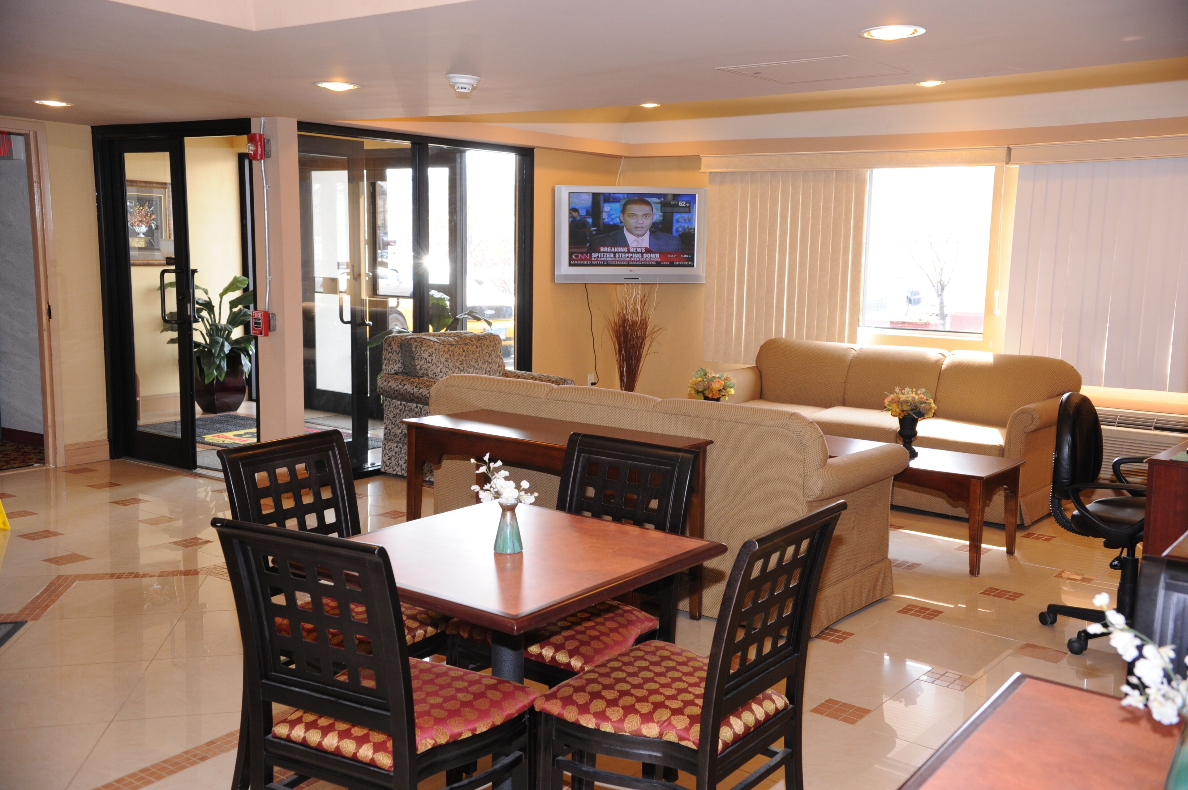 Lobby sitting area