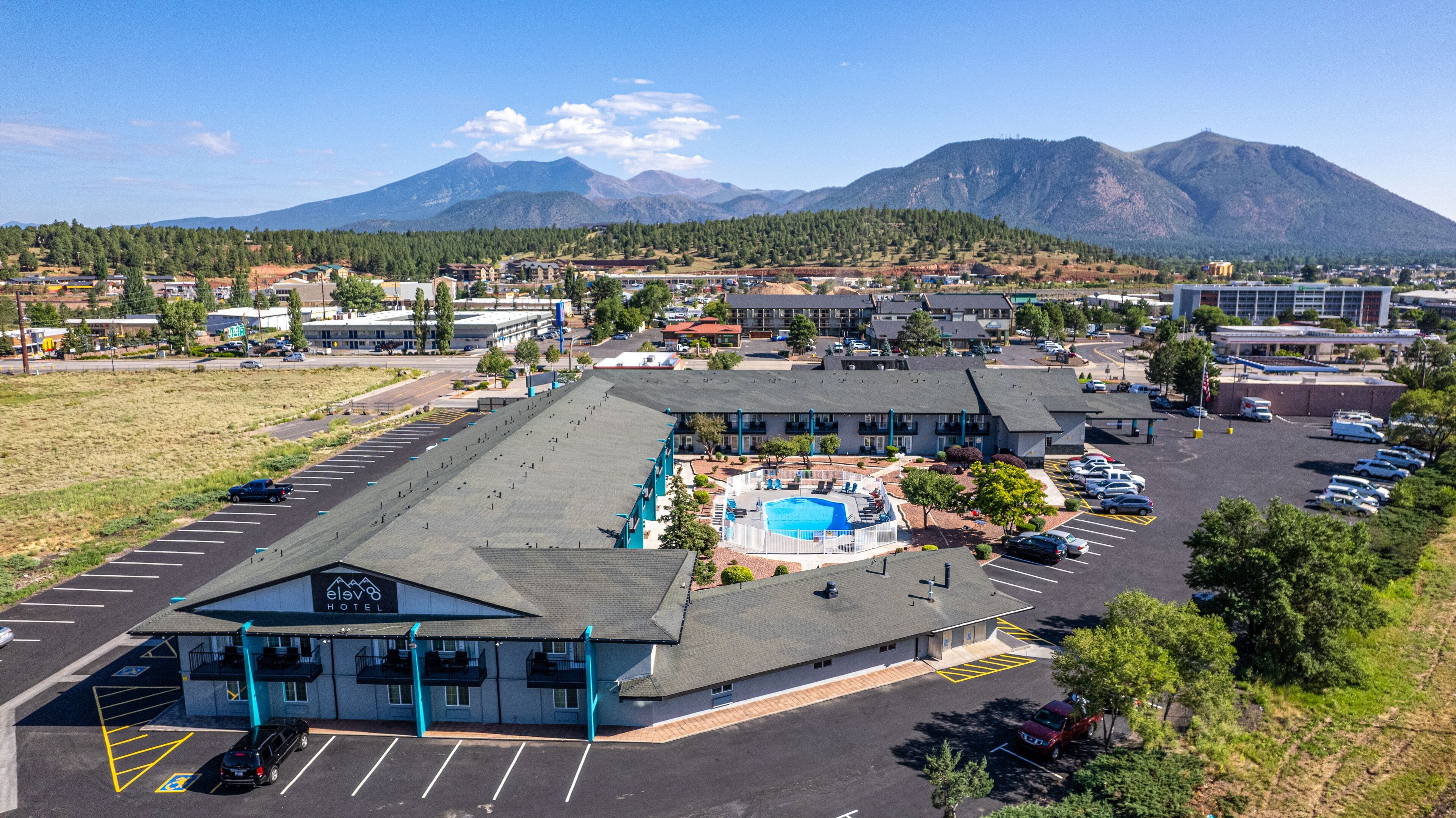 Uitzicht vanuit accommodatie